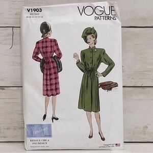 ⭐️5 for $28⭐️ NEW Vogue V1932 Vintage Sewing Patterns UNCUT